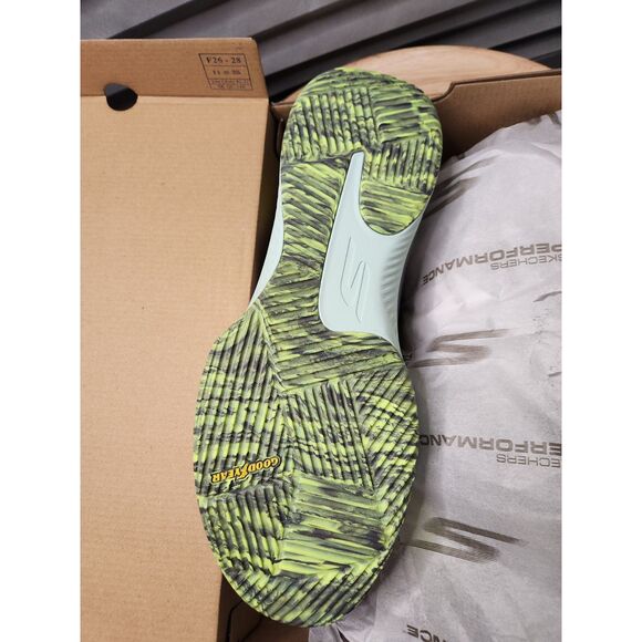 Skechers SKX Nexus Men’s Size 14 Basketball Shoes – Charcoal & Green - Picture 12 of 12